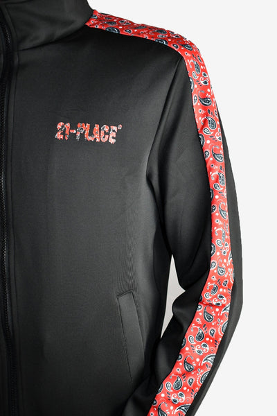 PAISLEY TRACK JACKET